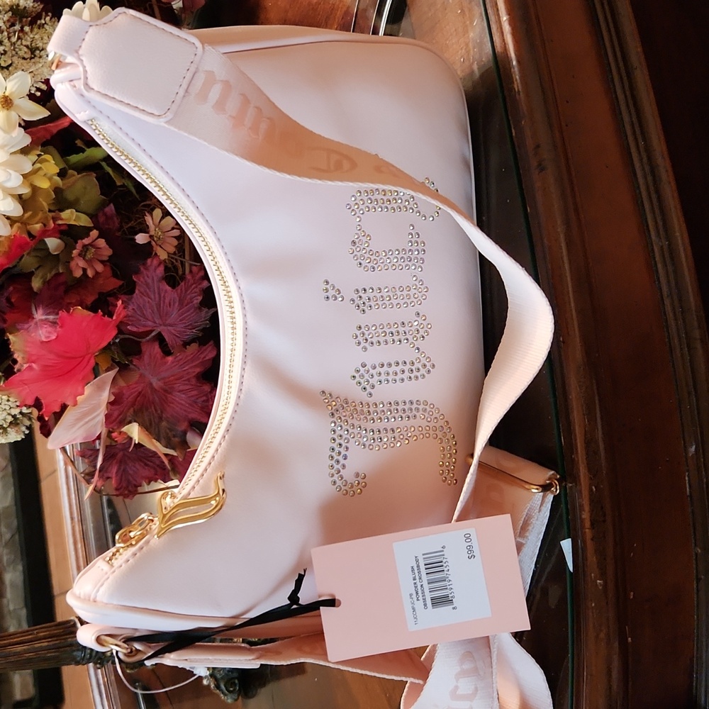 Juicy Couture Powder Blush  crossbody purse
